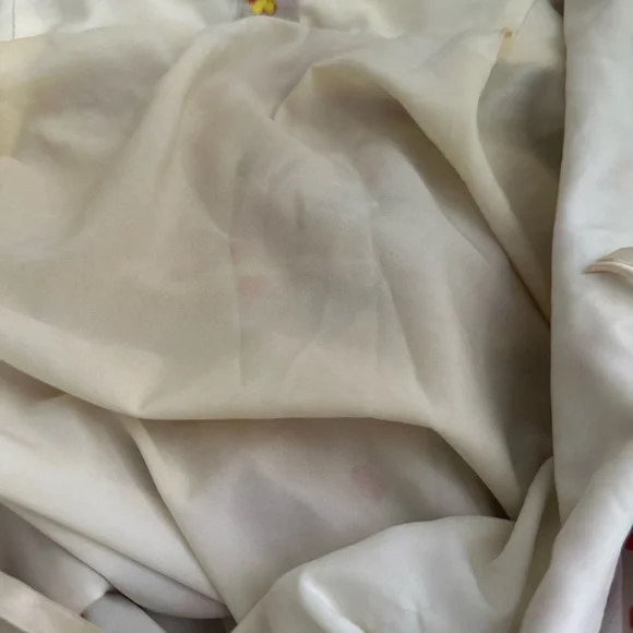 Rachel Roy Floral Dress XL Spaghetti Straps Button Front Lined - Picture 11 of 16